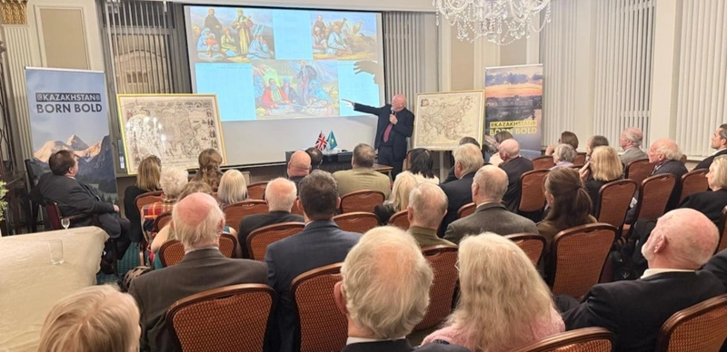 Exploring Kazakhstan’s Silk Road Legacy: Nick Fielding’s Lecture Enthrals London Audience