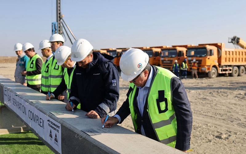 Атырау облысында Газ сепарациялау кешенінің құрылысы ресми түрде басталды