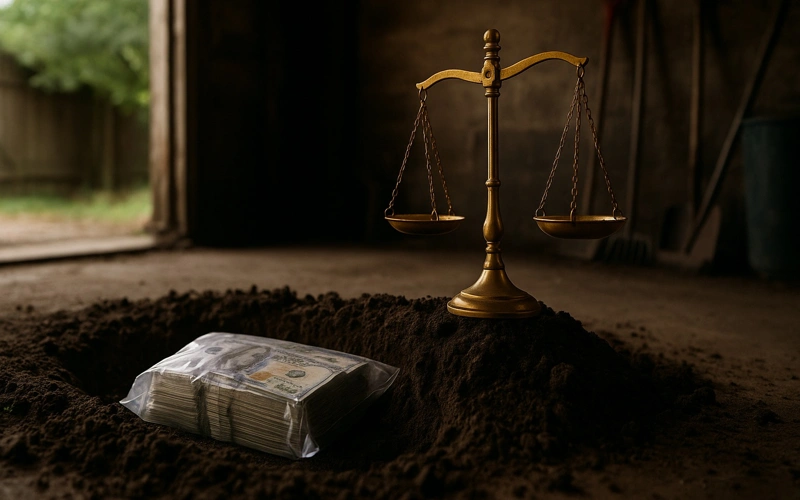 Confiscation of cash 16 years later