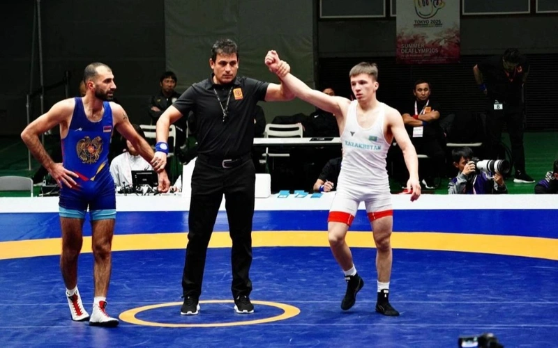Andrey Samarin wins Greco-Roman wrestling gold at Deaflympics 2025