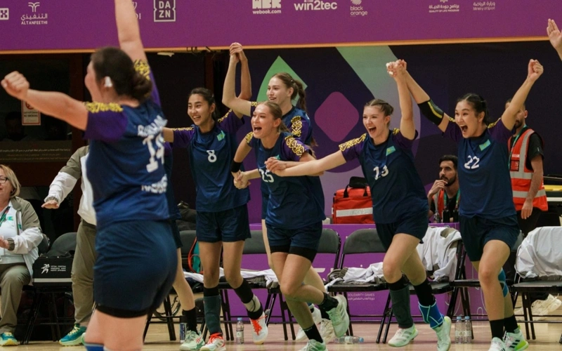 Kazakhstan's women’s handball team pockets silver at ISG 2025