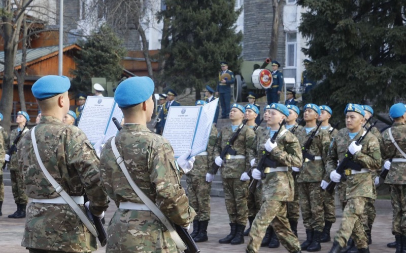 Алматыда «Батыр» президенттік полкінің сарбаздары ант қабылдады