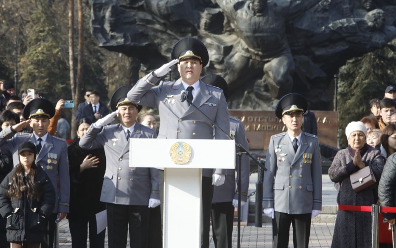 Алматыда «Батыр» президенттік полкінің сарбаздары ант қабылдады