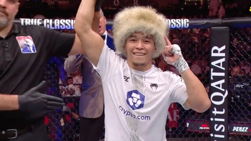 Asu Almabayev submits opponent to claim victory at UFC Fight Night 265