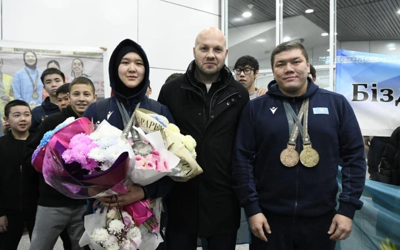 Спортсменов, защищавших честь страны в Японии, встретили в Астане
