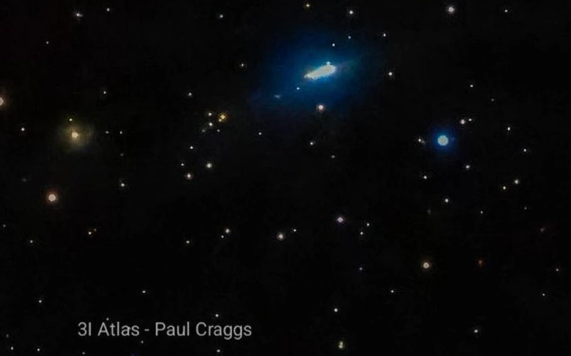 Comet 3I/ATLAS approaches Earth at less than 300 million km