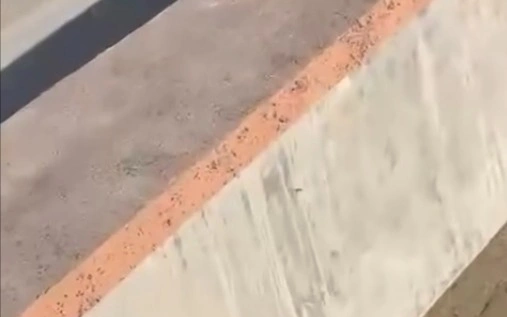 Покраску бетона на Большой Алматинке прокомментировали в акимате