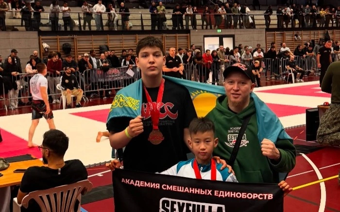 9-year-old Kazakhstan crowned European grappling champion