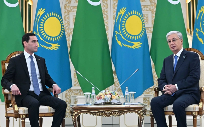 Tokayev, Berdimuhamedov highlight friendship and cooperation during talks in Akorda