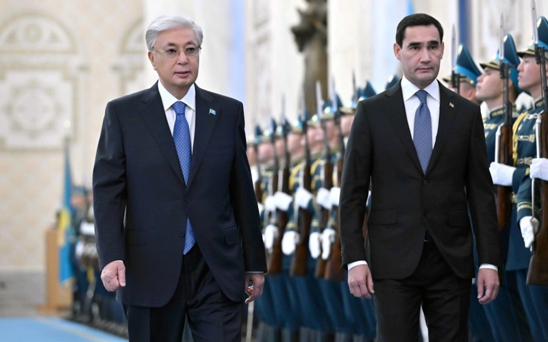 President of Turkmenistan arrives at Akorda