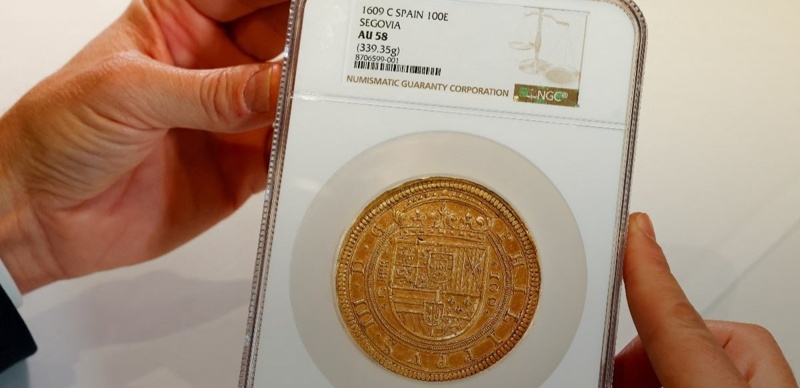 Испания патшасының 1609 жылғы алтын монетасы $3,5 млн-ға сатылды
