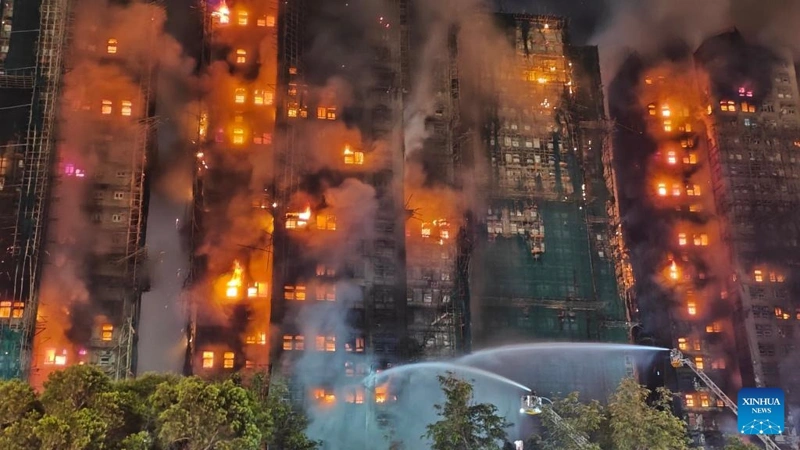 Death toll rises in Hong Kong residential area fire