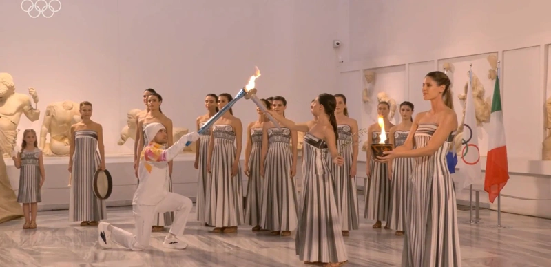 2026 Winter Olympic Games flame lit in Greece