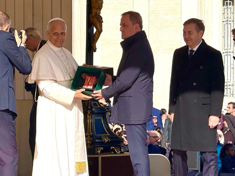 Azerbaijan's FM discusses interfaith dialogue with Pope Leo XIV 