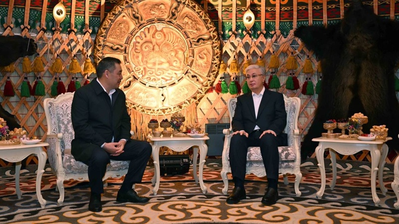 Қос ел мемлекеттері «Ала-Арча» резиденциясында бейресми кездесу өткізді Қос ел мемлекеттері «Ала-Арча» резиденциясында бейресми кездесу өткізді