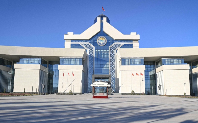 Kazakh President arrives at Yntymak Ordo Residence Kazakh President arrives at Yntymak Ordo Residence