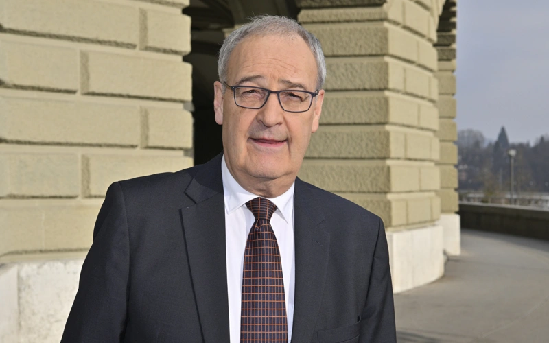 Swiss Federal Councillor and head of the Department of Economic Affairs, Education and Research, Guy Parmelin