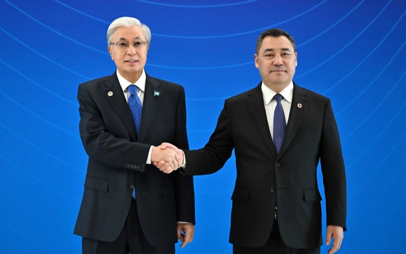 Kazakh President arrives at Yntymak Ordo Residence