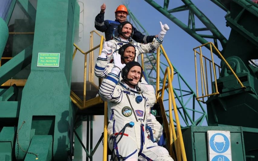 Soyuz MS-28 launches from Baikonur Cosmodrome