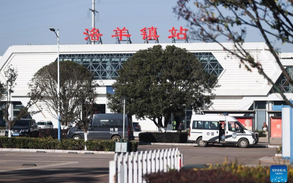 Kunming test train accident scene
