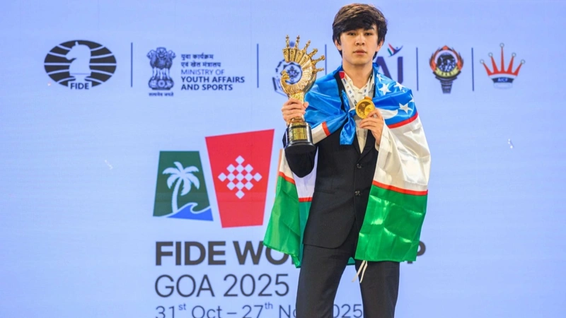 Uzbek grandmaster becomes youngest Chess World Cup champion