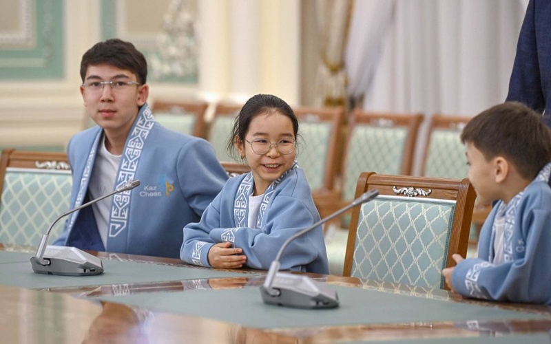 Young chess champions tour Akorda Presidential Palace — photo report Young chess champions tour Akorda Presidential Palace — photo report