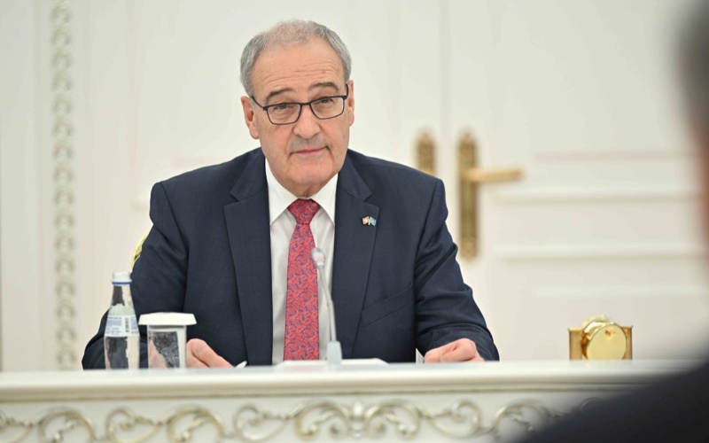 Мемлекет басшысы Швейцария вице-президенті Ги Пармеланмен келіссөз жүргізді 