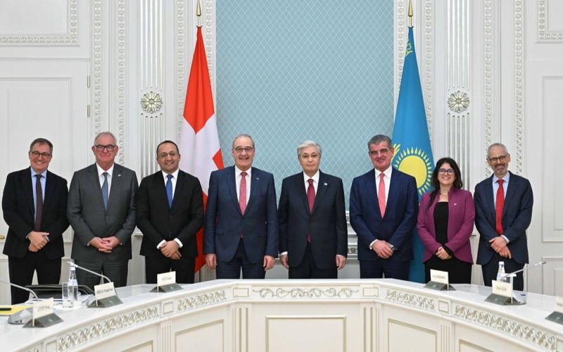 Tokayev says Kazakhstan views Switzerland as key political and economic partner in Europe