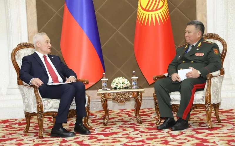 Kyrgyz, Russian defense ministers approve Military Cooperation Plan for 2026