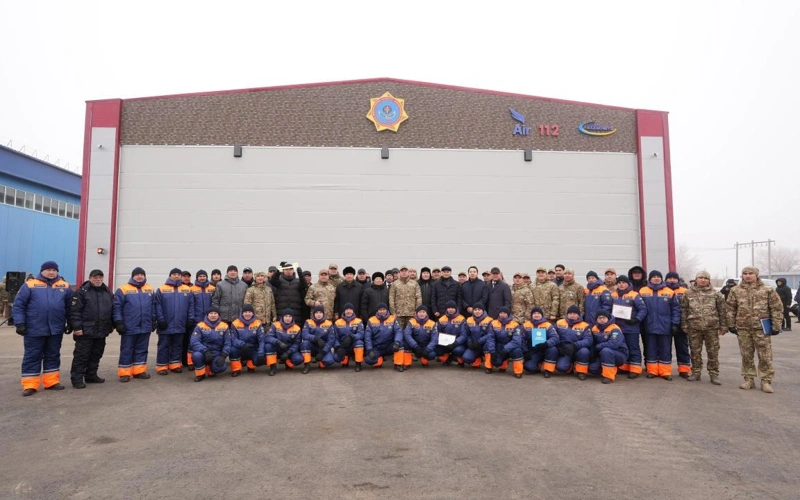 Первый авиационный отряд МЧС Казахстана введен в эксплуатацию в области Улытау