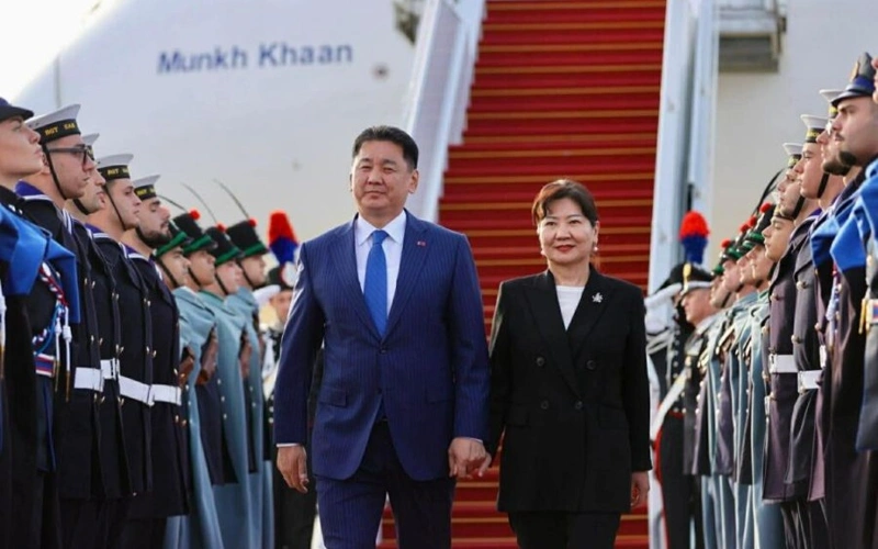 President Khurelsukh Arrives in Italy for State Visit