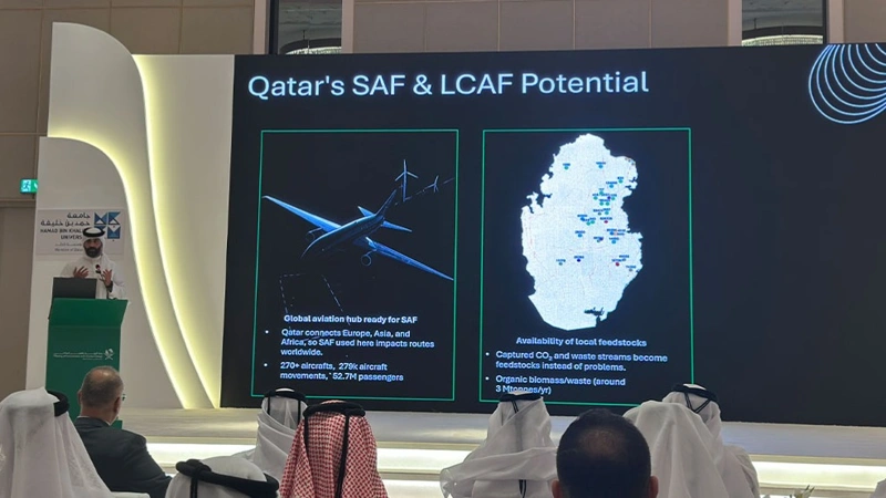 Qatar unveils five new research projects to advance sustainable aviation fuel