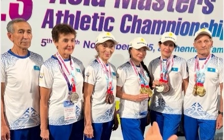 Казахстанские ветераны показали класс на чемпионате Азии по легкой атлетике