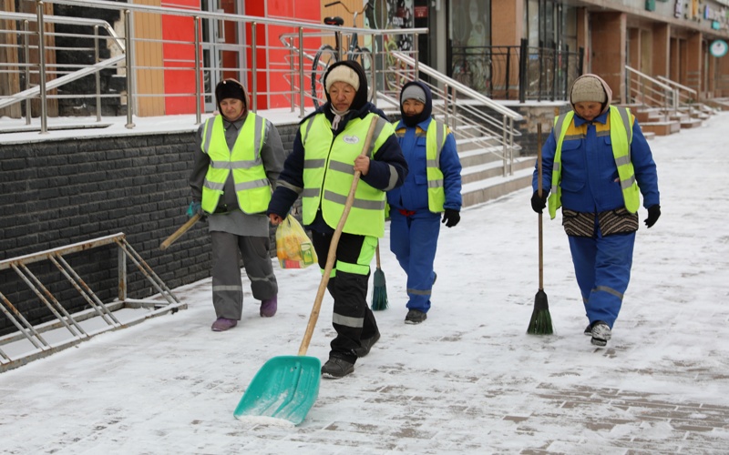 уборка снега, погода