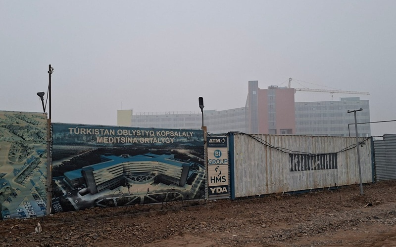 Түркістандағы 570 орындық көпбейінді аурухана қашан пайдалануға беріледі