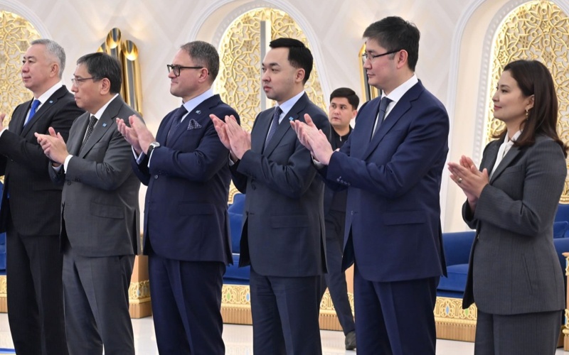 Kassym-Jomart Tokayev honors António Costa with Dostyq Order 