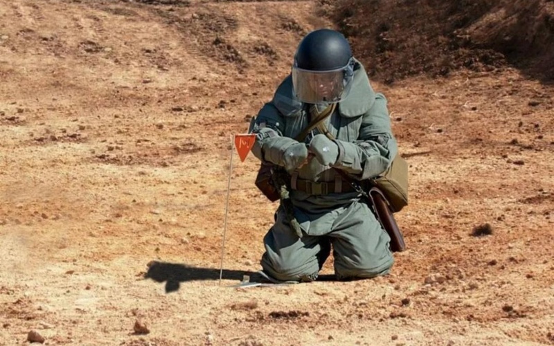 Kazakh peacekeepers destroy over 1,000 munitions in the Golan Heights