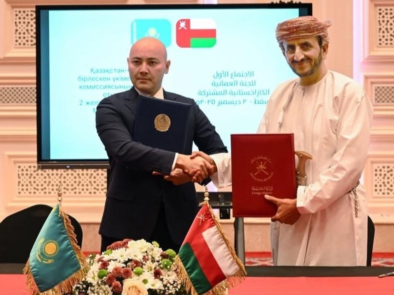 Kazakhstan, Oman reinforce intergovernmental cooperation