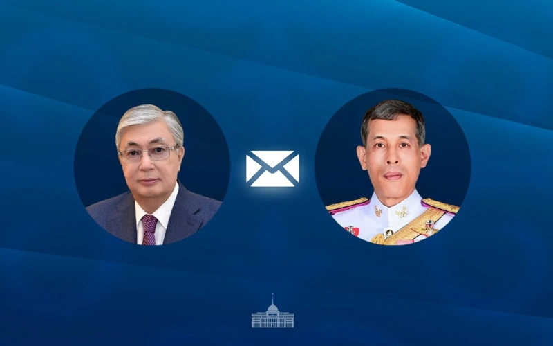 President Tokayev extends National Day greetings to King of Thailand
