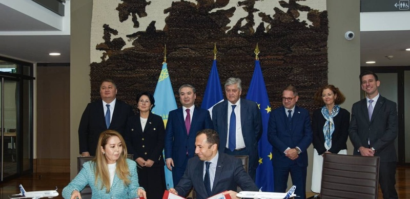 Қазақстан мен Франция ұшақ жеткізу туралы келісім жасасты Қазақстан мен Франция ұшақ жеткізу туралы келісім жасасты