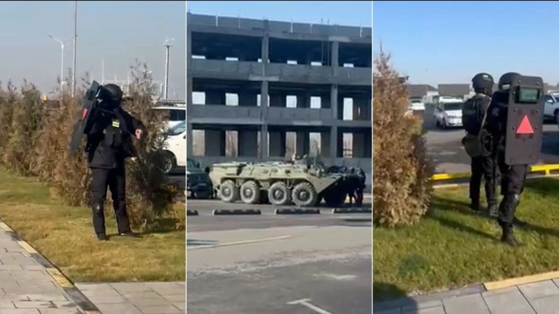 Túsinistik tanytýdy suraımyz: Shymkent áýejaıynda terrorızmge qarsy jattyǵýlar ótip jatyr