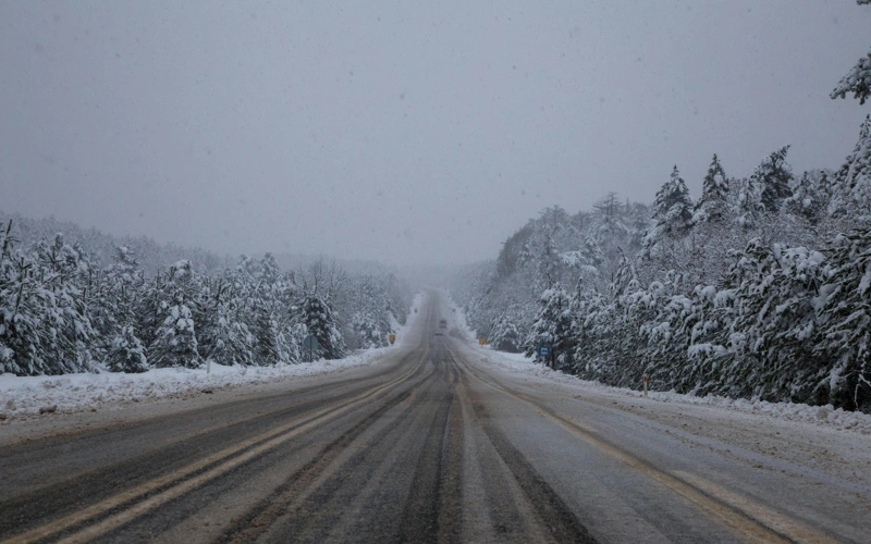 Движение ограничили на трассах в двух областях Казахстана