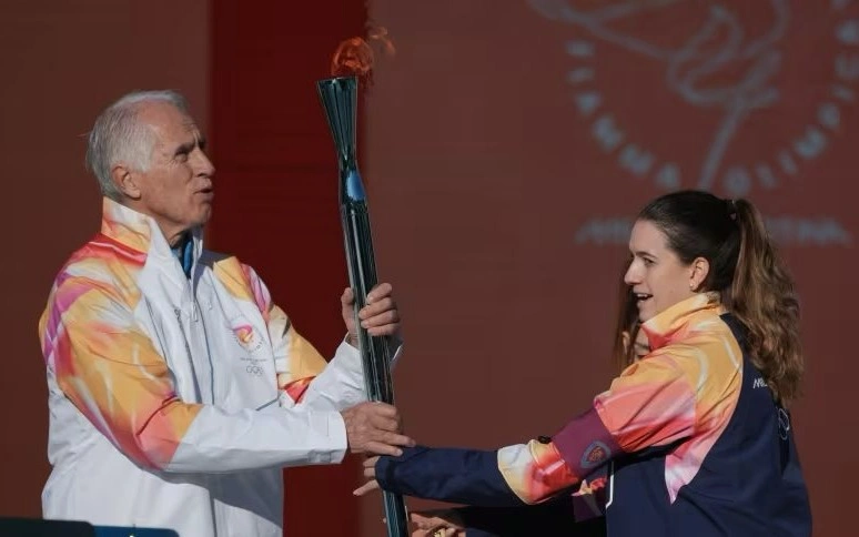 Эстафета Олимпийского огня стартовала в Риме