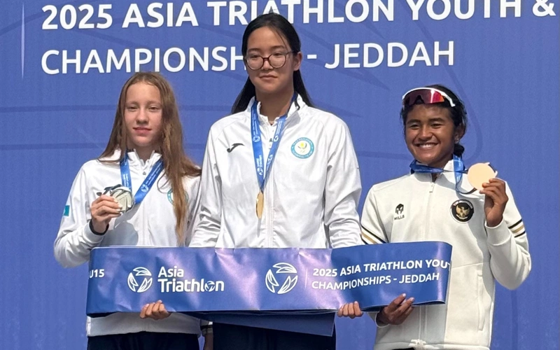 Kazakh triathletes shine at Asia Youth & U15 Championships
