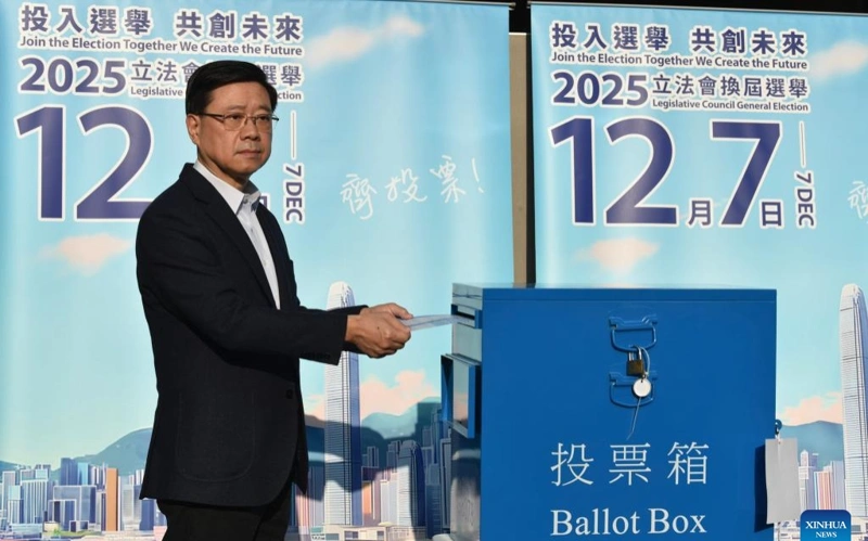 Hong Kong holds Legislative Council election