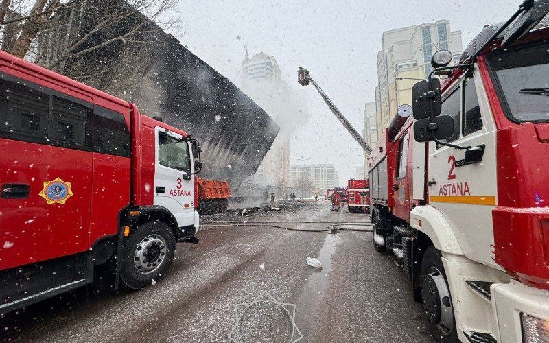 Астанада дәмханадан шыққан өрт толық сөндірілді Астанада дәмханадан шыққан өрт толық сөндірілді