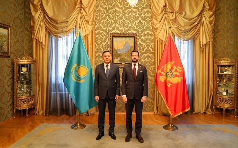 Montenegrin President Jakov Milatović says he intends to visit to Astana next year 
