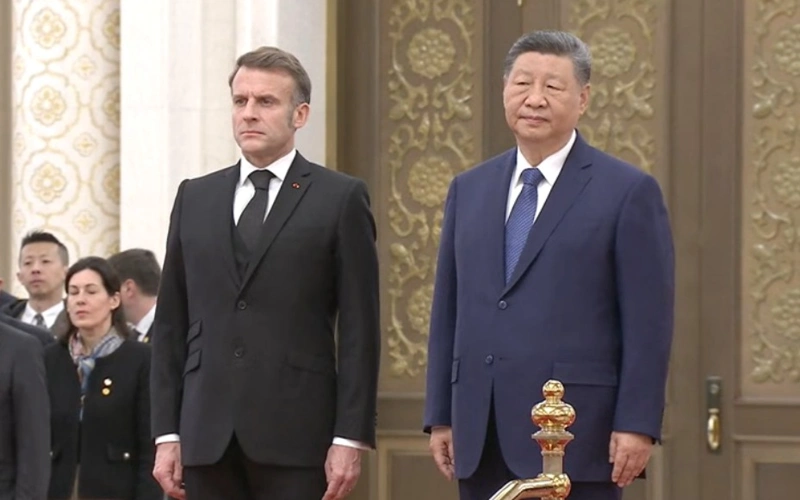 Emmanuel Macron & Xi Jinping, France, China