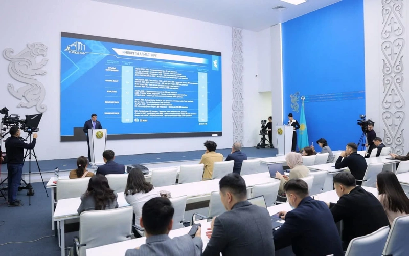 брифинг акима Туркестанской области в СЦК