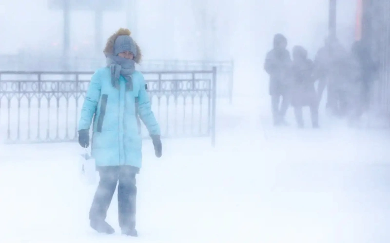 Blizzard and Ice: Storm Warnings Issued in 15 Regions of Kazakhstan
